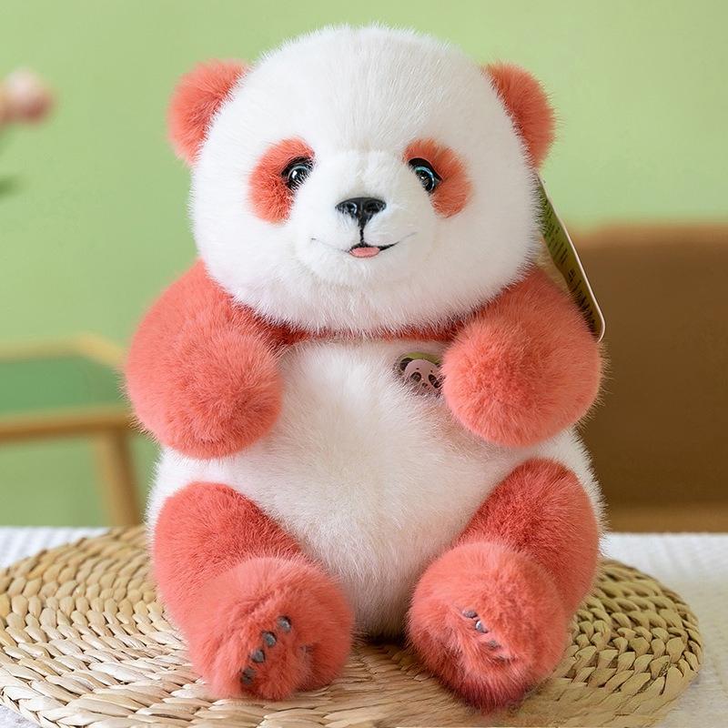 Simulation Riesenpanda Puppe niedliches und naives Plüschtier für Kinder Kissen