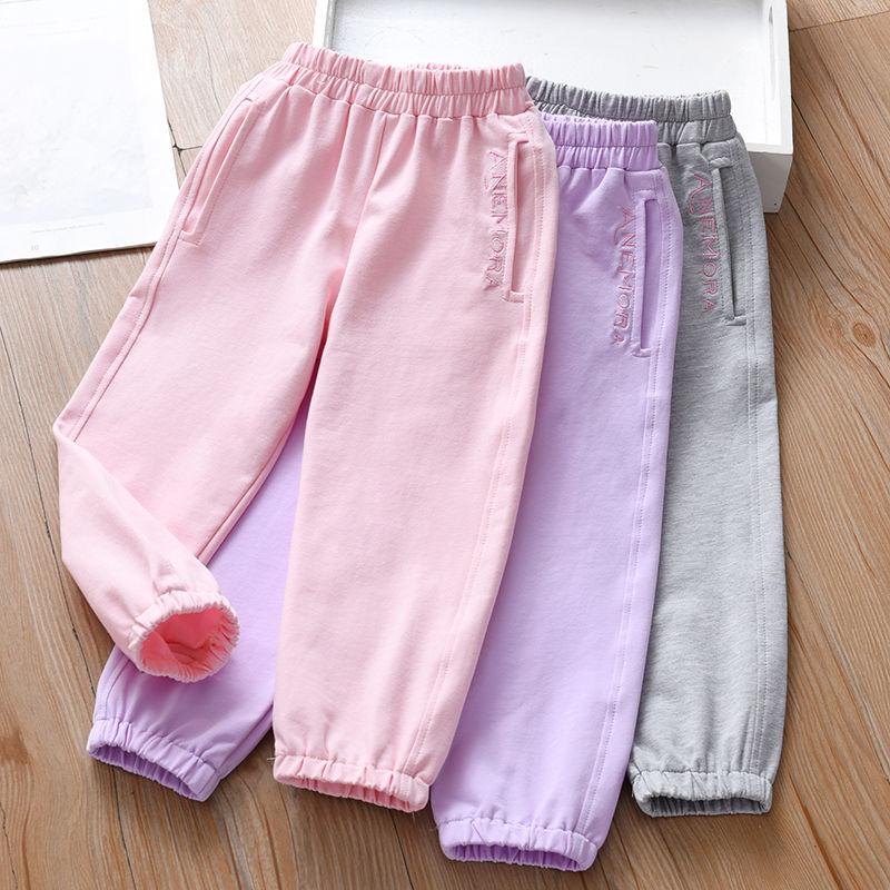 Girls' Pants Children's Clothing Spring Sports Pants Girls' Baby Pants Casual Sanitary Pants