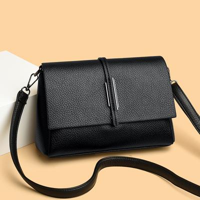 Umhängetasche, Tasche für mittlere und ältere Menschen, Stilvolle und schlichte kleine quadratische Tasche, Lässige Umhängetasche