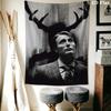 Hannibal Wall Tapestry Aesthetic Wall Hanging Printed Fabric Blanket Decorative Tapestries for Bedroom Living Room Home Decor