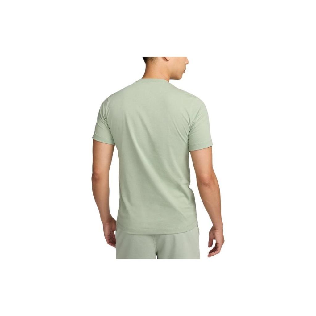Nike Solid Color Soft Dopamine Short-Sleeve T-Shirt for Men In Green