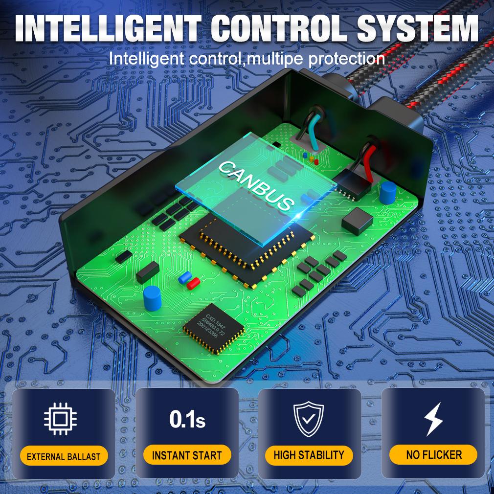 2Pcs H7 LED 80000LM 120W H1 H3 H4 H11 H8 9005 HB3 9006 HB4 9012 HIR2 Led Headlights H27 880 881 9004 9007 H13 3570 CSP Hi/Lo Beam Bulbs Auto Headlamp