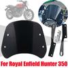 For RoyalEnfield Royal Enfield Hunter 350 Motorcycle Accessories Retro Windscreen Windshield Wind Screen Deflector Cover Guard