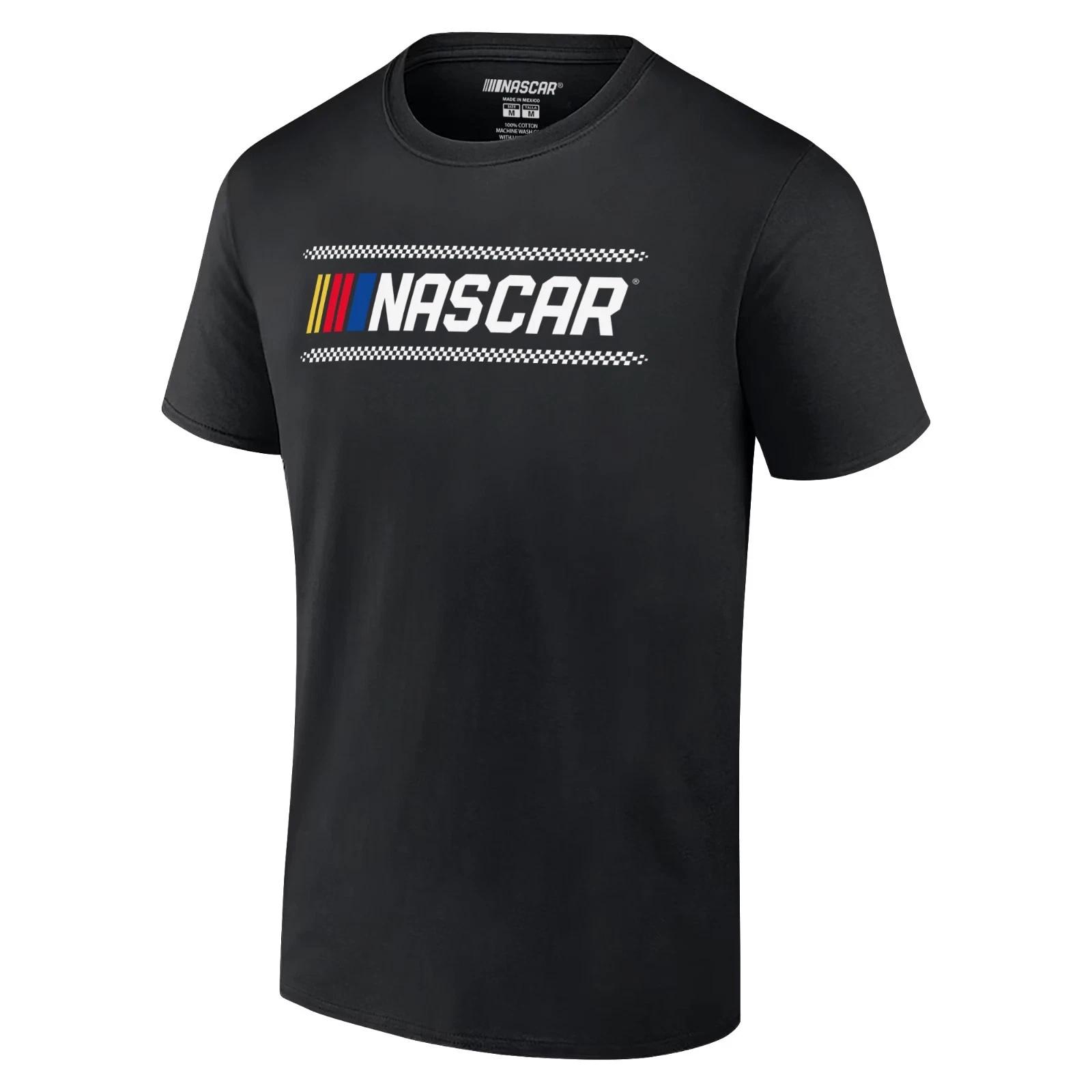 Icon Sports Offiziell Lizenziertes Nascar Fan Baumwoll-T-Shirt für Erwachsene Schwarz 459 L black
