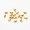 20pcs/lot 14K/18K Gold Color Plated Brass Tulip Shape Pendants 4x7mm Charms Pendant for DIY Necklace Jewelry Making Supplies