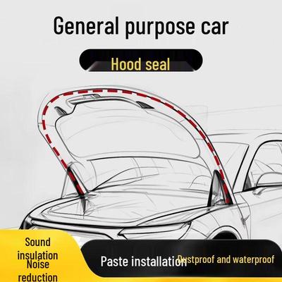 Universal Car Hood Seal Strip – Waterproof, Dustproof, Noise Reducing Insulation for Trunk and Van Doors.