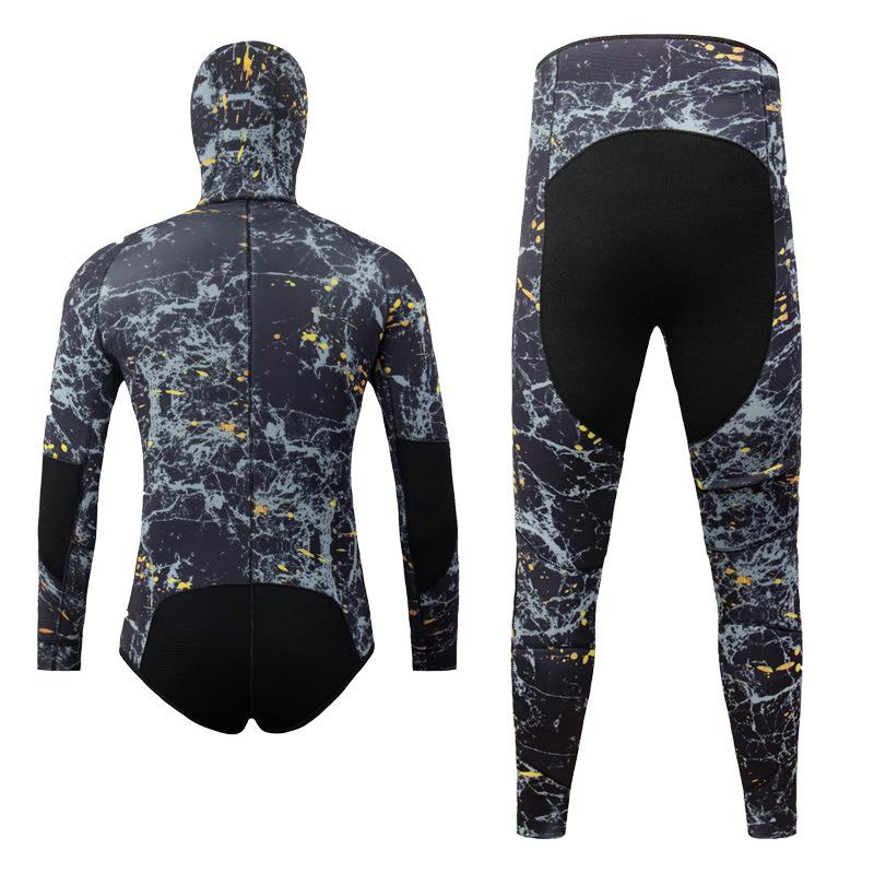 5mm Thickened Plus Size Winter Wetsuit - Cold-Proof, Jellyfish Protection for Swimming & Surfing
