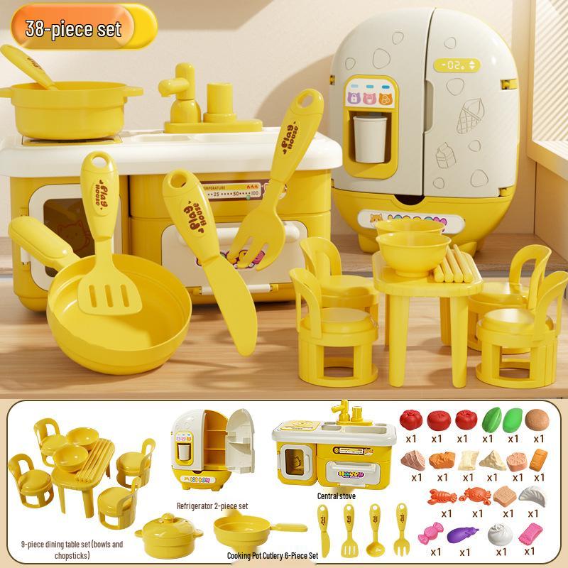 Mini Rice Cooker Play Set for Kids - Cat Design Toy