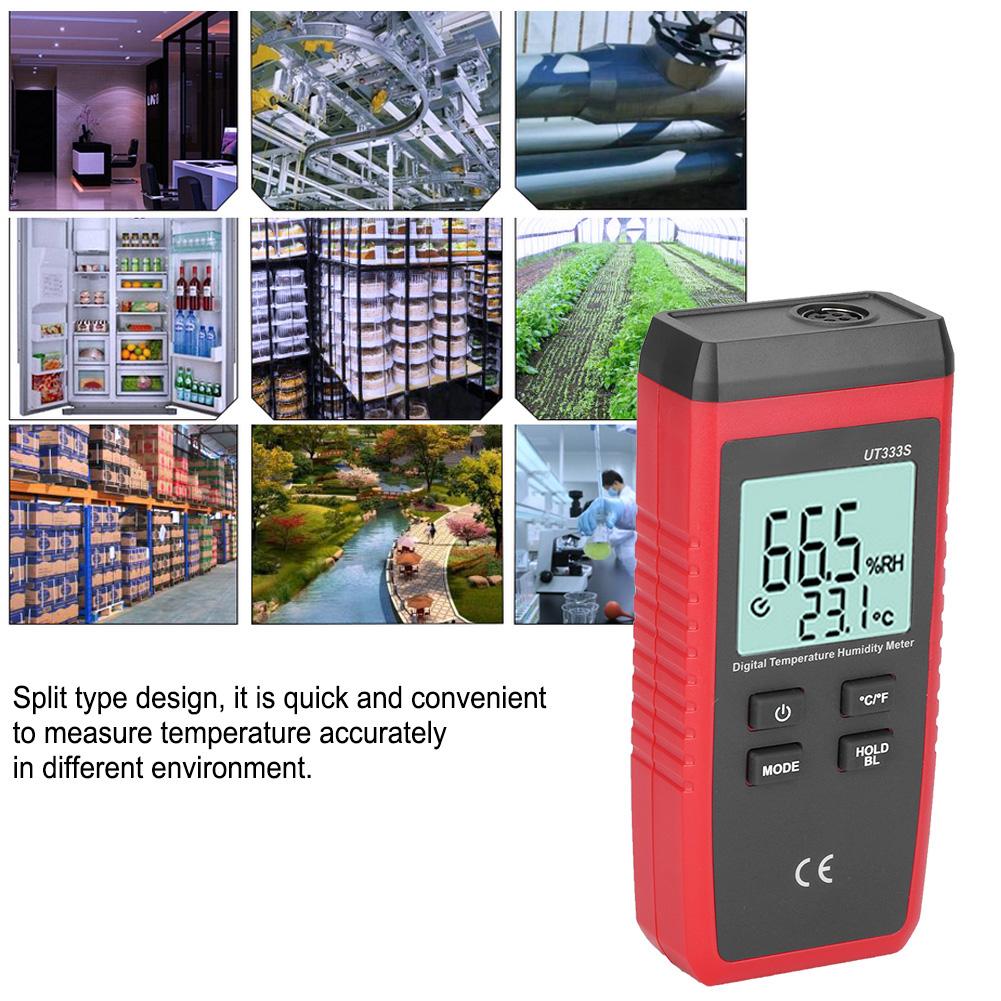 UT333S Digital Temperature and Humidity Meter LCD Thermometer Hygrometer Hygrothermograph