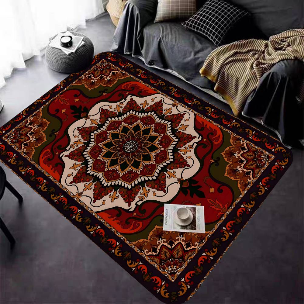 Persian Carpet Floor Mat Cheaper Anti-slip Modern Living Room Balcony Printed Bedside Mats