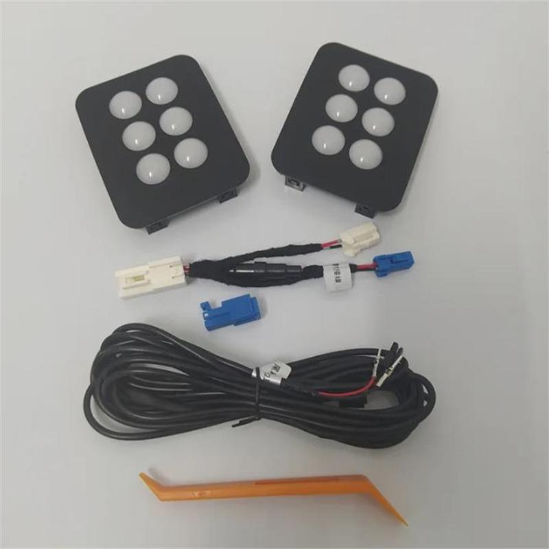 Светодиодная подсветка багажника автомобиля, средняя лампа задней двери для Toyota Alphard Vellfire 30 серии 2015- 2pcs