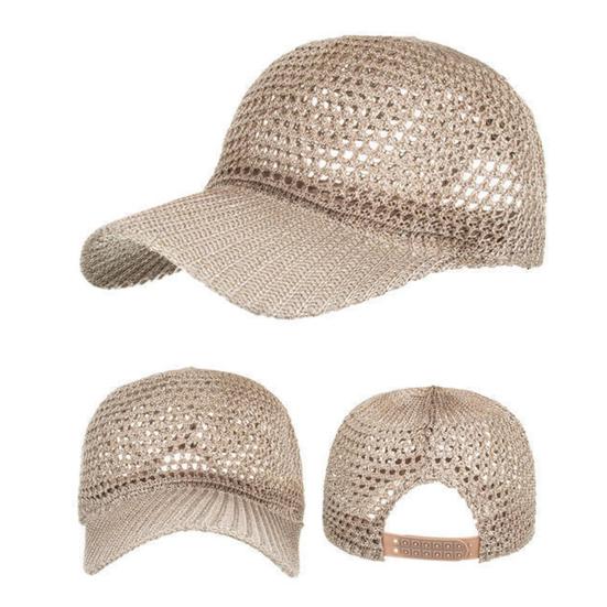 Summer Mesh Baseball Cap for Men Women Curved Brim