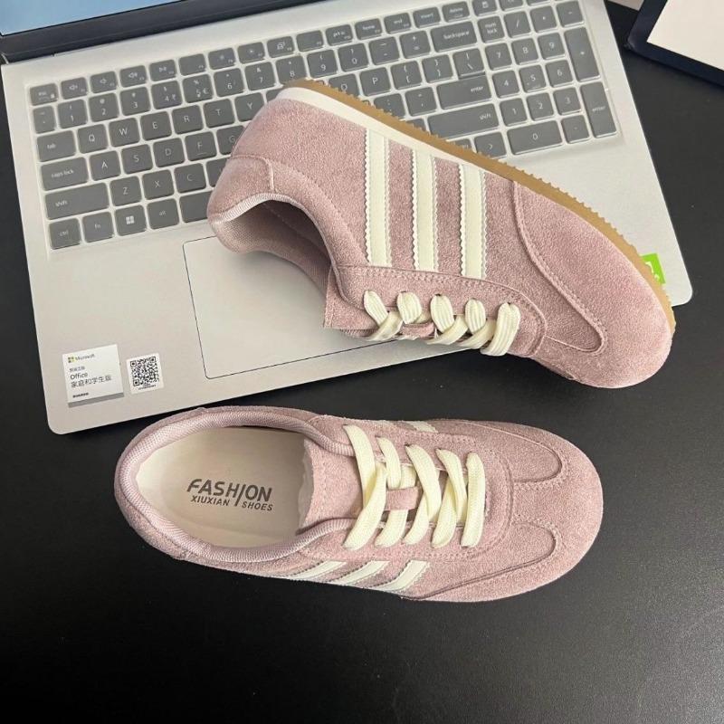

Ретро женская обувь весна новая спортивная обувь на плоской подошве легкая повседневная обувь на мягкой подошве одинарная обувь 40 розовый