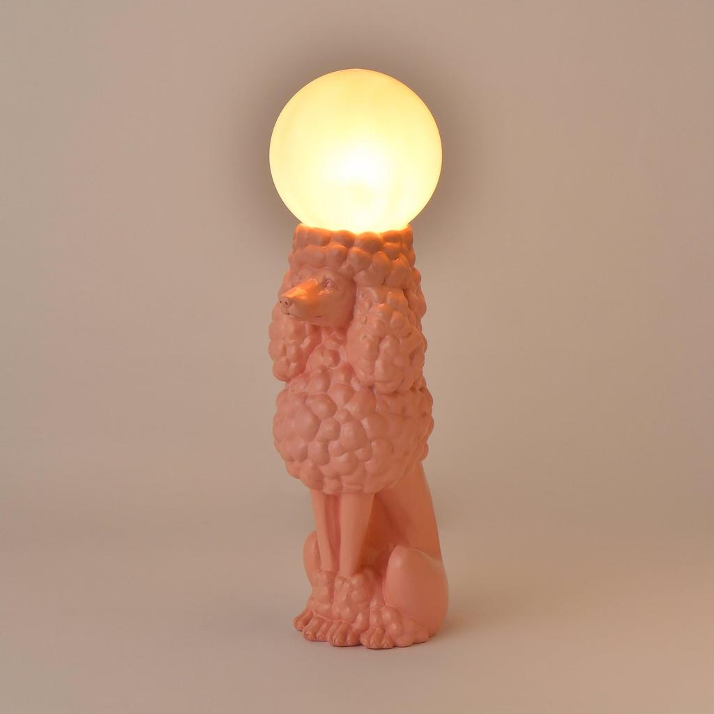 Francfranc Dog Lamp Pink New Life Light Lighting
