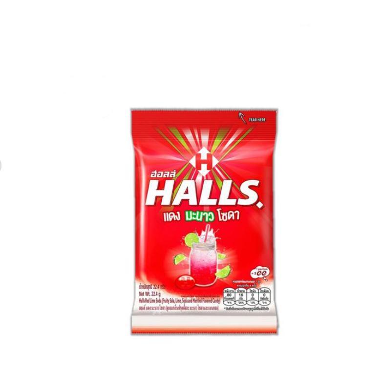 Halls Candy – Red Lime Soda Flavor 22.4g