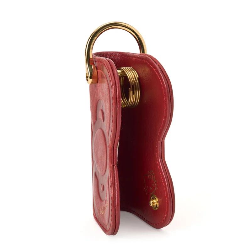 Sanrio Hello Kitty Genuine Leather Key Case ( Ribbon ) Red Japan NEW