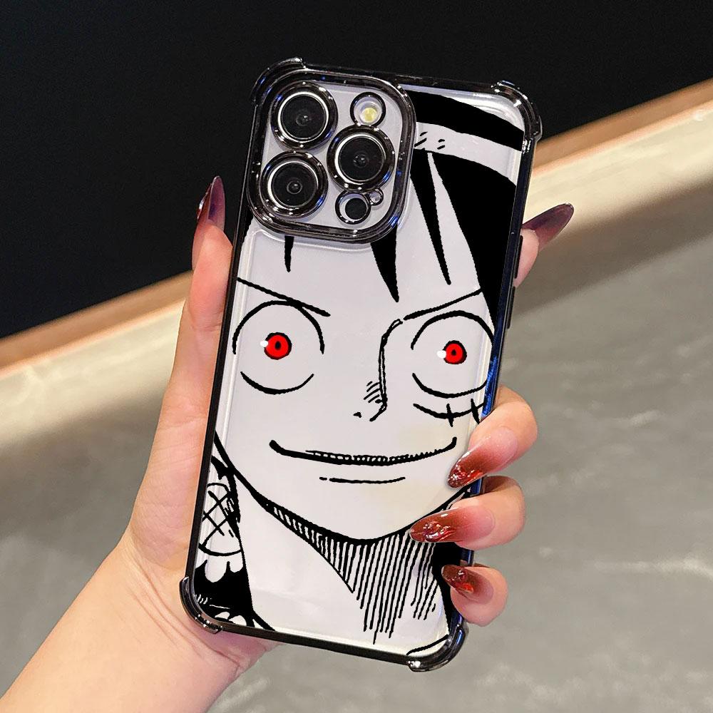 One Anime Piece Characters Soft Funda For iPhone 17 Pro 16 15 14 13 12 11 Pro Max Case 17 Plus 17E 16E 17Air Silicon Phone Cover