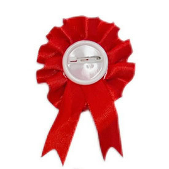 Smiley Face Badge Set with Colorful Polyester Ribbon - 8 Pieces for Kindergarten & Primary School