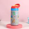 304 stainless steel vacuum thermos cup children's cartoon kettle portable straw bouncing cup