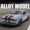 Dodge Challenger Hellcat Toy Car for 1: 32 Scale Die Cast Metel Cars Toy Pull Back Hellcat Model Cars With Sound and Light Hellc