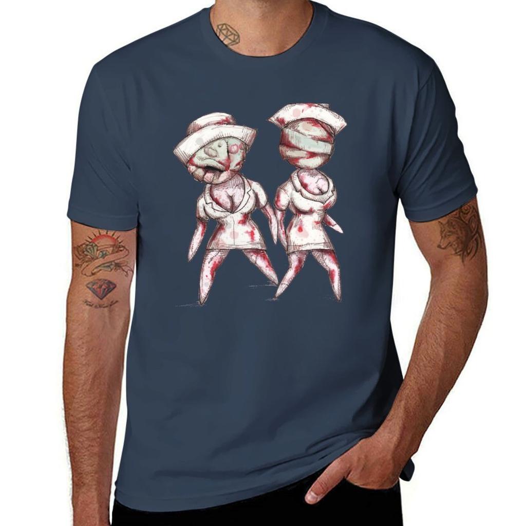 Silent Plushies TShirt Trendy Print Short Sleeve TShirt