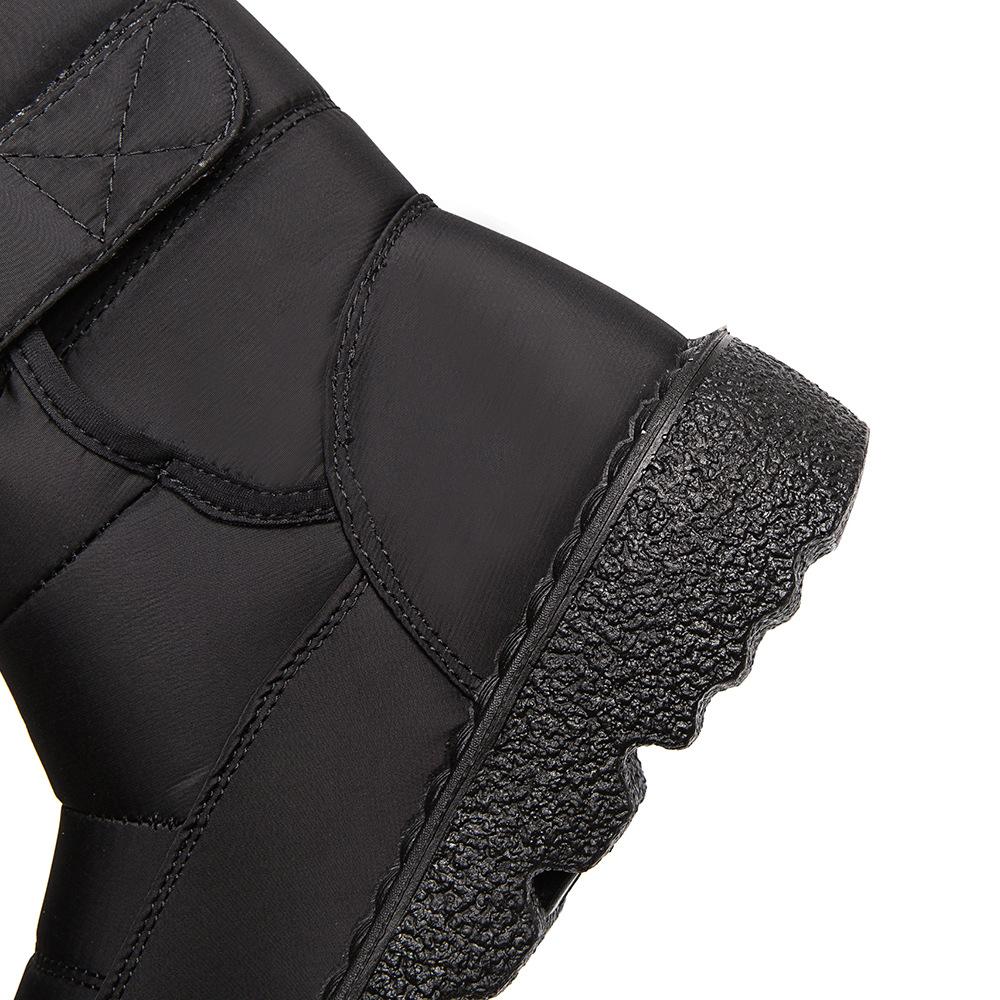Cotton Shoes Snow Boots Women's Tall Waterproof Women's Boots High Top Non-slip Warm Women's Cotton Shoes Large Size 45