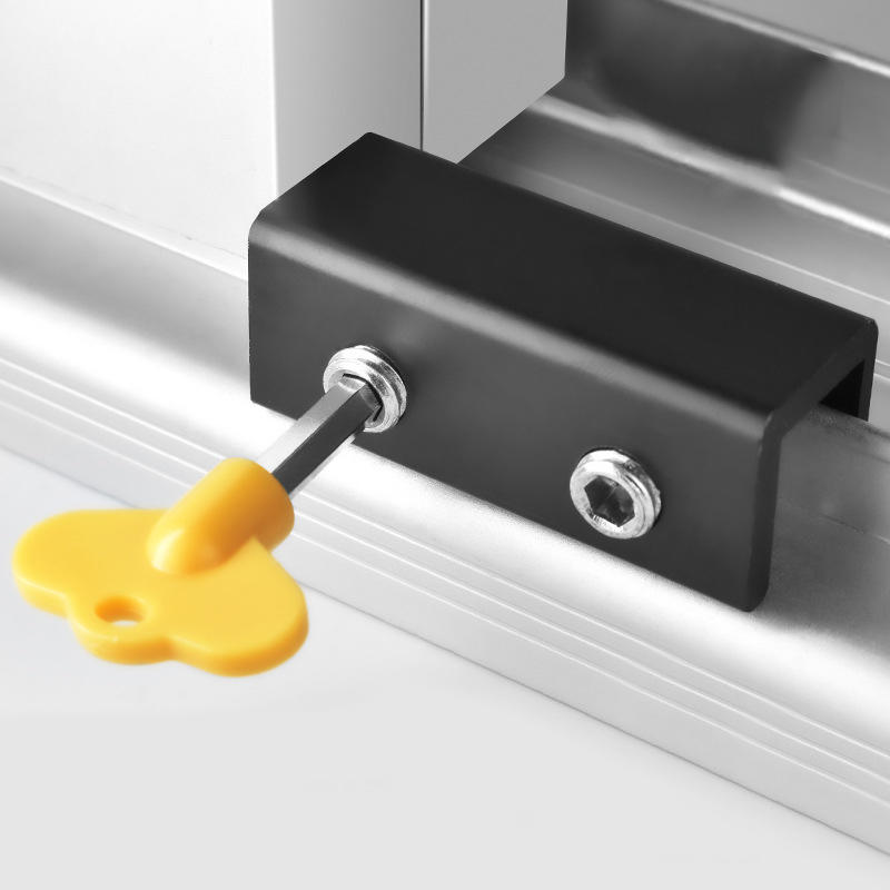 Window Safety Lock Buckle Double Hole Inner Diameter 16mm Non Perforated Anti-theft Lock Safety Protection Locks