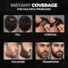Beardo Blackout Hair Powder 4g - Black | Root Touch Up for Grey Hair | Instantly Covers Grey Roots, Beard Patches & Bald Spots | Thick Black Fiber