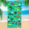 1pc Dinosaur-Themed Beach Towel & Blanket - Extra-Large Microfiber Bath Towel Suitable for Travel,Camping Towels & Bedspread