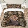 3Pcs Golden Hair Dream Bedding Sets For All Sizes New 3D Printed Bed Cover Comforter Duvet Cover Pillowcase Bedroom Decoration