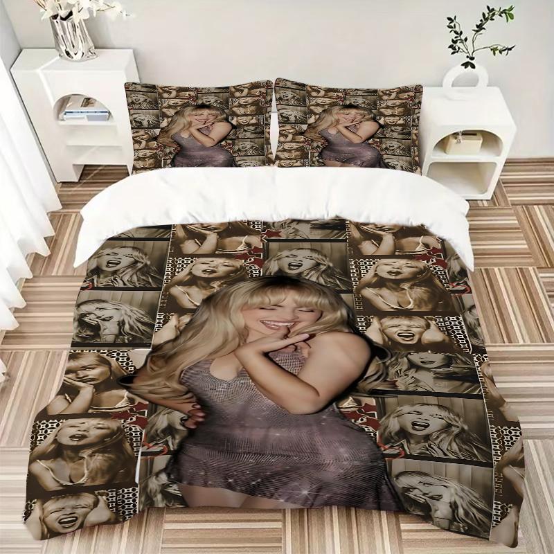 3Pcs Golden Hair Dream Bedding Sets For All Sizes New 3D Printed Bed Cover Comforter Duvet Cover Pillowcase Bedroom Decoration