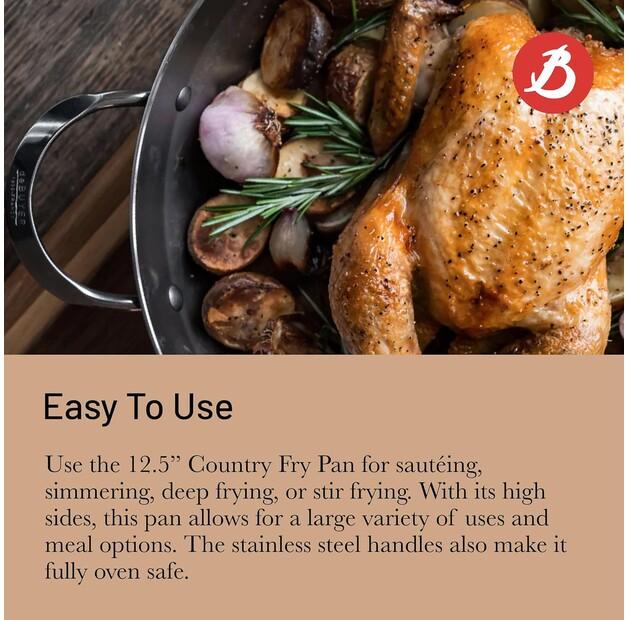 Frying Pan De Buyer Mineral B Element 36 Cm 5.5 L (5654.24)