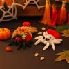 1 Set Spinneneierkapsel mit 10 Fidget-Spinnenspielzeug 3D-gedrucktes Modell mit beweglichen Gelenken Mini-Gelenkspinnenmodell Halloween-Party-Dekoration Geschenk
