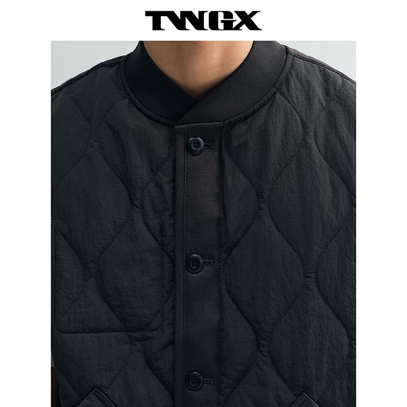 Teenie Weenie Men's Quilted Baseball Collar Vest