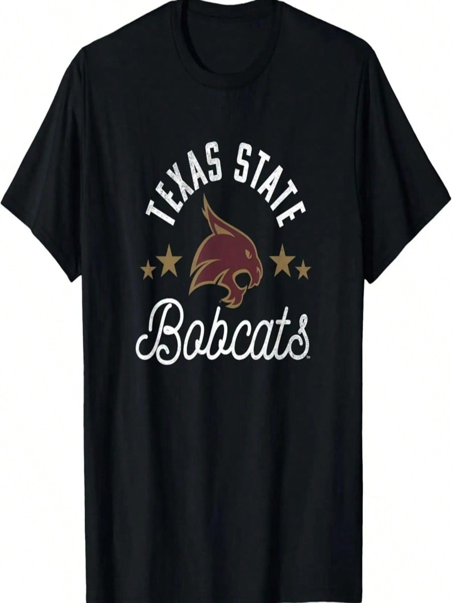 Texas State University Bobcats Logo T-Shirt S