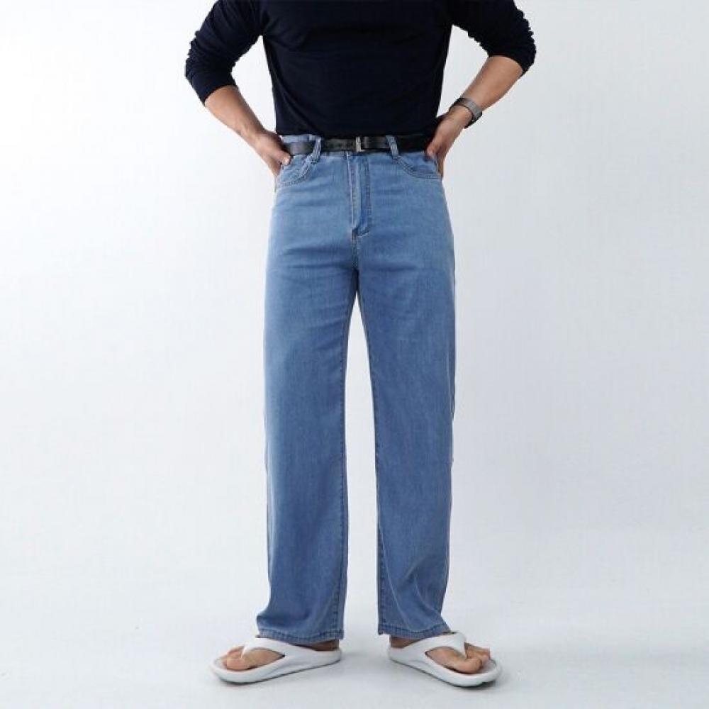 Onl Men S Cool Denim Wide jeanS Summer pantS