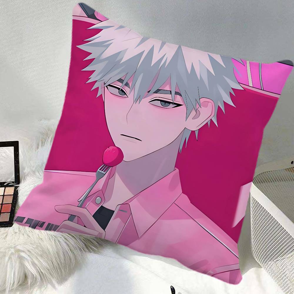 Anime Lu Guang Pillow Case Square Pillow Bedroom Sofa Leisure Comfort Cushion Car Home Decoration