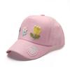 New Children's Baseball Cap Cute Flower Cartoon Sun Protection Cap Boys and Girls Spring and Summer Net Hat Sun Hat