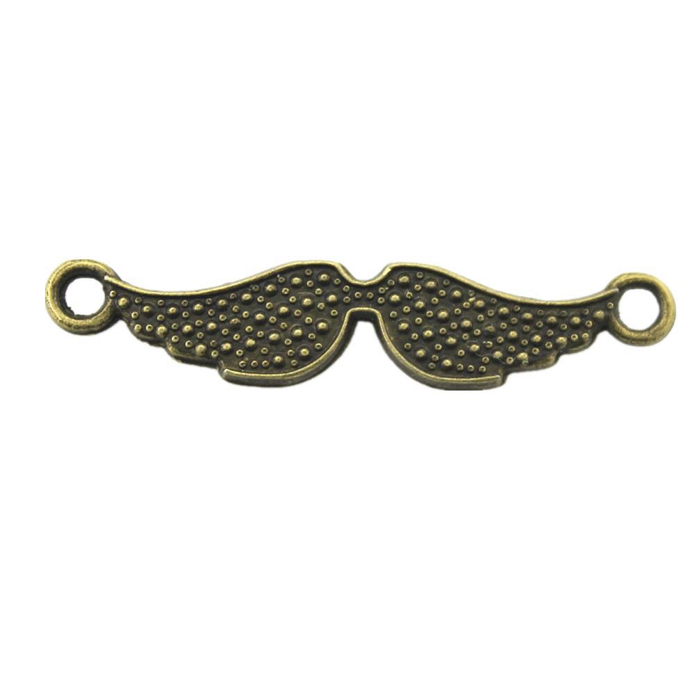 Feather Charm Angle Connectors For Bohemian Style Jewelry Vintage Pendants