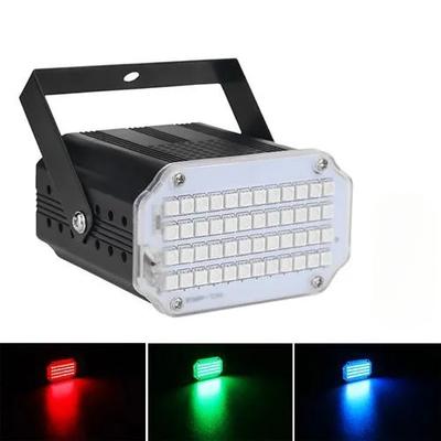 48 LED RGB Stroboskopická světla Disco DJ Párty Svátek Vánoce Hudba Klub Zvukem Aktivovaný Blesk Efekt Stupňového Osvětlení