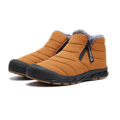 Stivali invernali impermeabili per donna Stivali da neve in peluche in pelliccia sintetica Stivaletti da uomo Scarpe per coppie