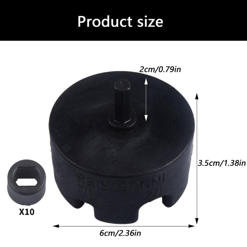 Fast Disassembly Sockets Tool Electric for Nut and Long Bolt Extraction Including Size Option 1/4, 3/8, 1/2Inch and Standard Drive