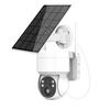 iCSee Solar-Powered PTZ Wireless Security Camera with Battery Monitor