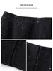 Luxe Black Sequin Midi Skirt - 2026 Spring Collection: Elegant, Slimming, Versatile, Hip-Hugging Straight Cut for Women