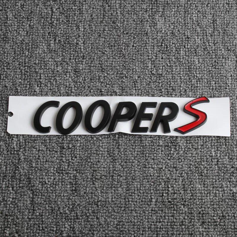 Car Body Rear Trunk Badge Sticker Decoration For MINI R53 R52 R56 R55 R57 R58 R59 R60 F56 F55 F54 F57 F60 COOPER S Accessories