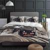 The Steam Age Of Old Trains Bedding Set 3pcs Duvet Cover Pillowcase Kids Adult Quilt Cover Double Bed Set Home Textile