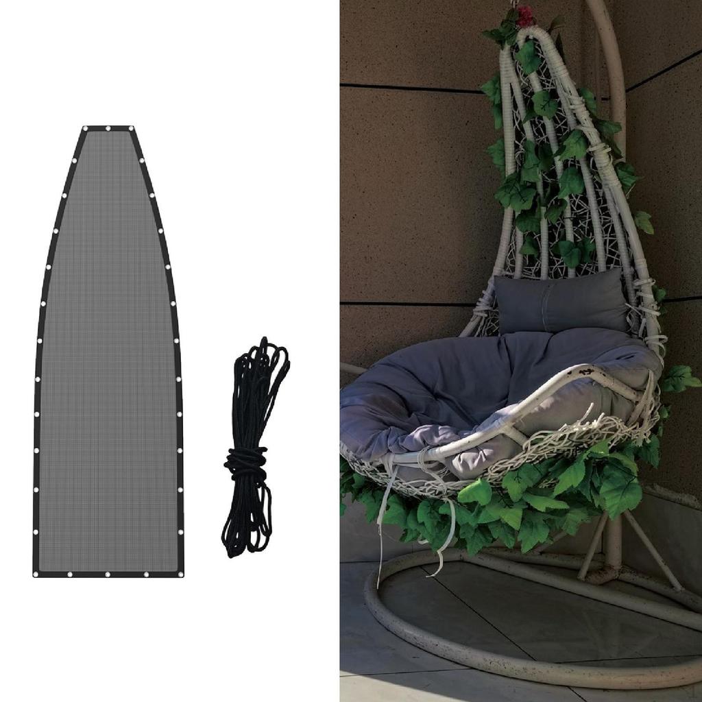 Hanging Lounge Chair Replacement Repair Cloth Backyard Easy Installation Patio Indoor with 39ft Cord