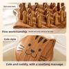 Head Meridian Massage Comb, Cute Pet-shaped Cat Paw Style, Round Teeth, Scalp Care, No Hair Sticking, Stress-relieving, Coarse Teeth Comb