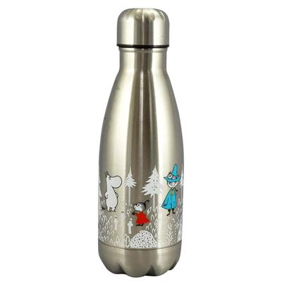 MOOMIN Stainless Steel Water Moomin Forest Nordic Day Wedding Vacuum-Sealed Double-Layered Bottle, Insulated, Approx. 350ml, Merchandise, Style,
