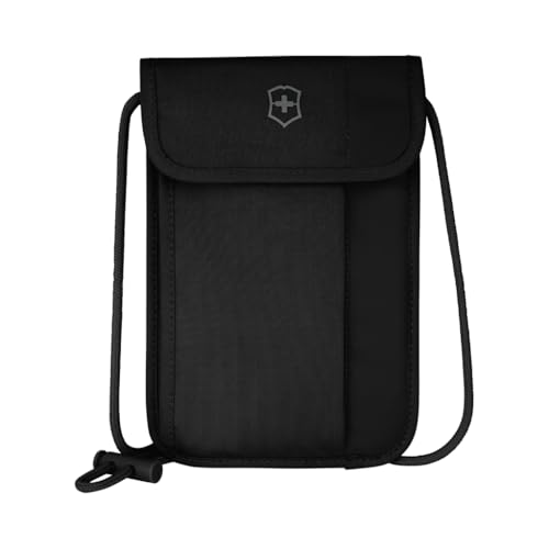 

VICTORINOX Travel Essentials Security Neck Pouch with Passport Holder and Valuables, Men s Wallet, Black [Official Japanese Product] 653378